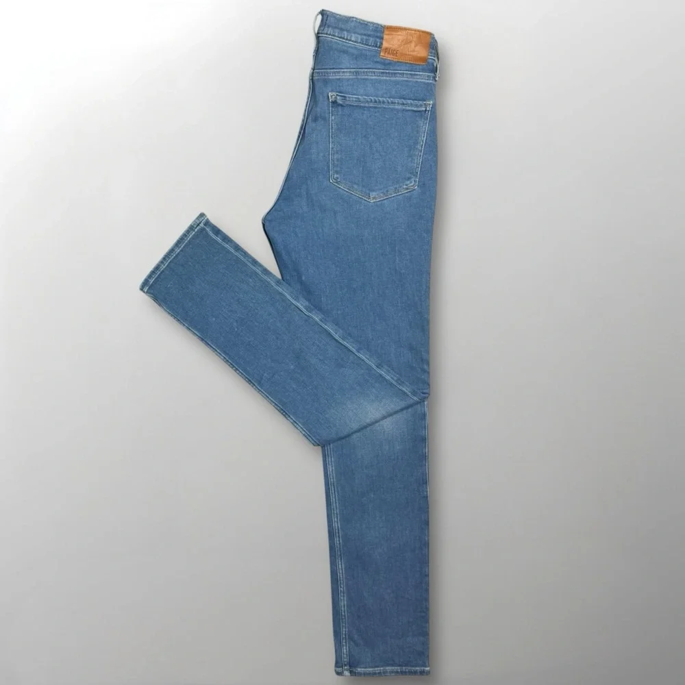 PAIGE Men's Blue Federal Slim Straight Fit Jeans Maurice Wash Size 32 EUC - Picture 2 of 10